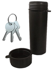 Пластмассовый пенал для ключей 40 мм