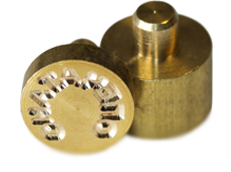 Плашка латунная для пломбираторов 10 мм